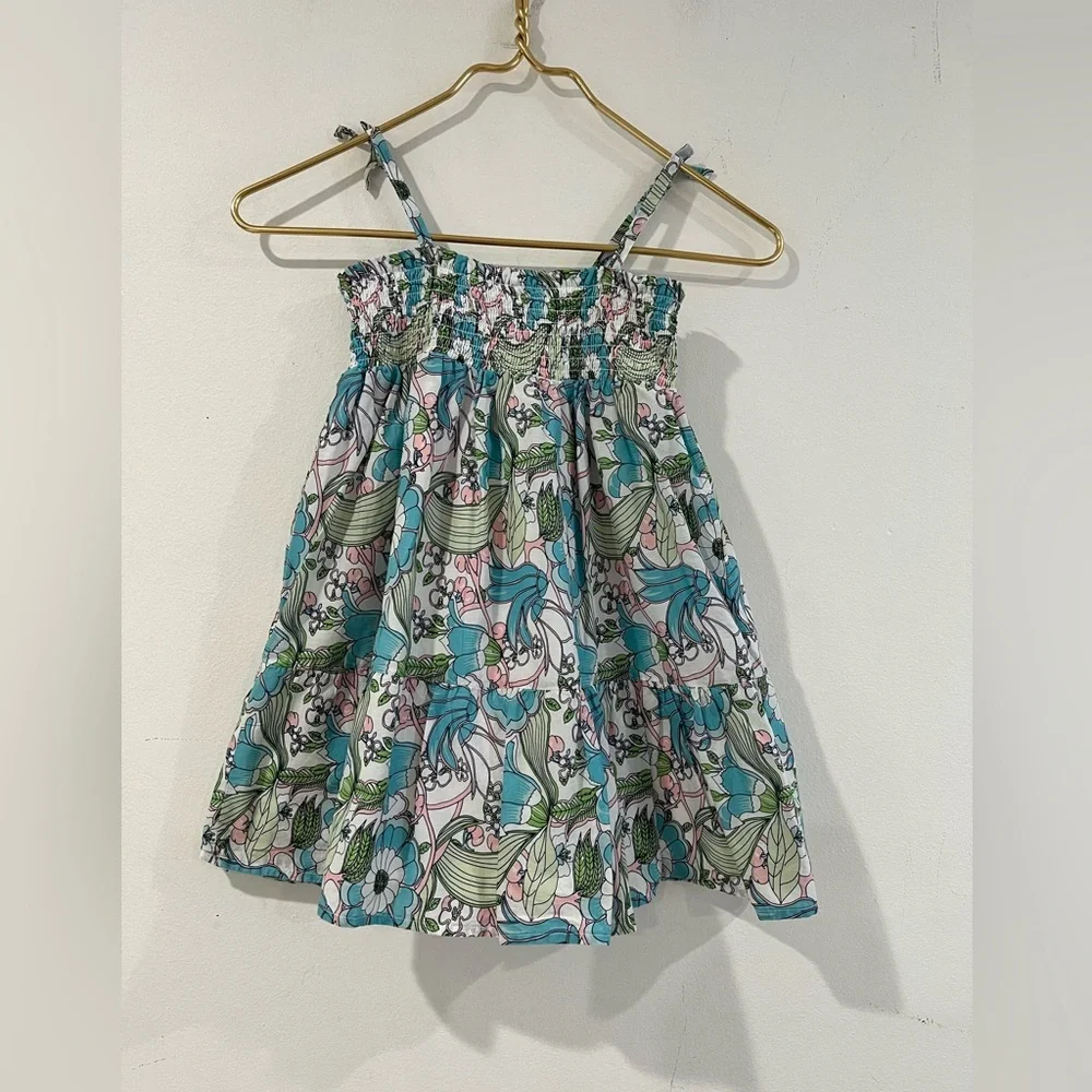 Janie and Jack The Leilani Floral Smocked Sundress 5
